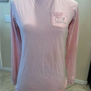 Vineyard Vines Light Pink Long Sleeve Tee